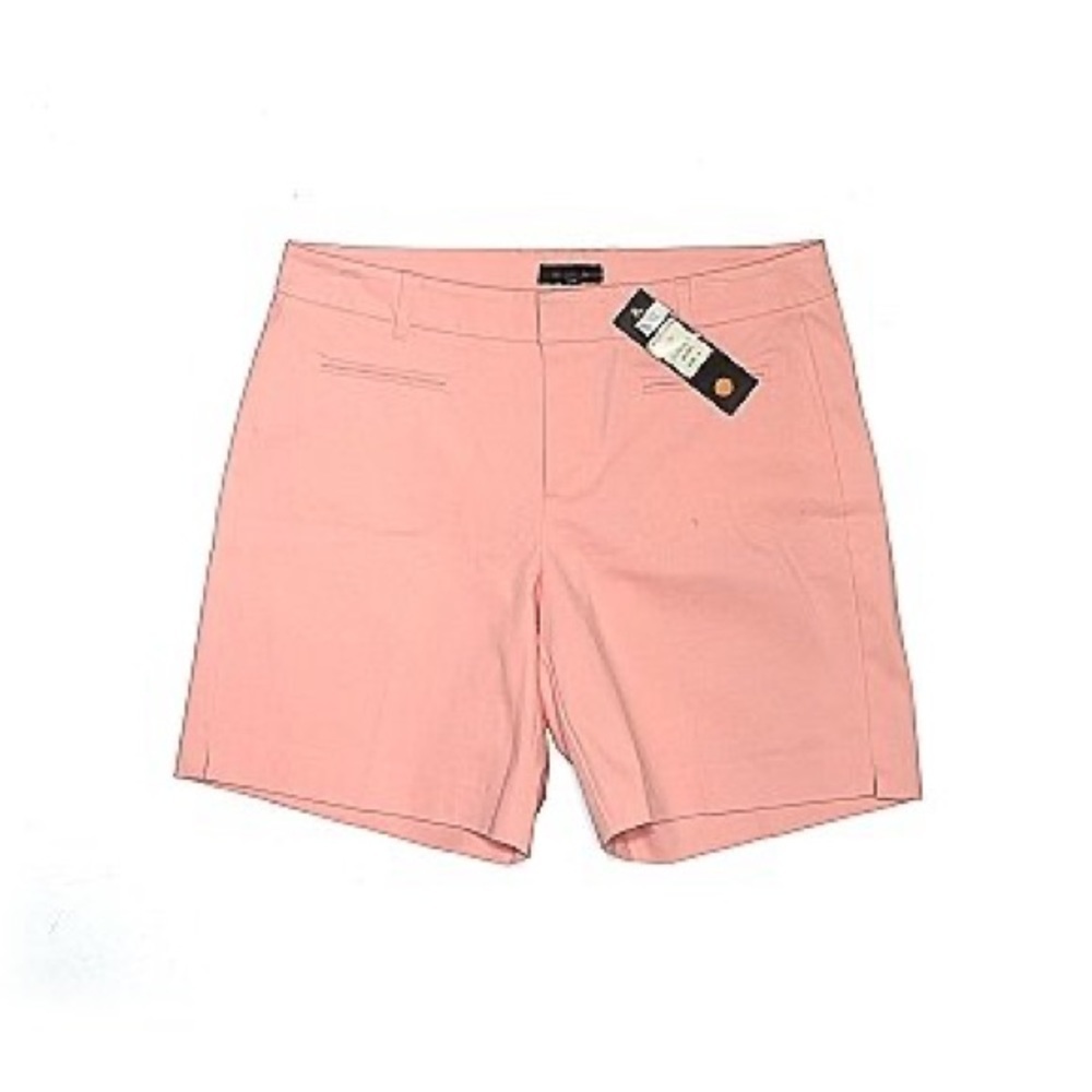 AWOMAN Zip & Snap Front Shorts, Women’s 4, Peach